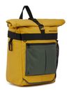 PIQUADRO Arne Roll Top Computer Backpack With LED Light Giallo PIQUADRO Arne Roll Top Computer Backpack With LED Light Giallo