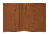 FOSSIL Everett Card Case Bifold Saddle FOSSIL Everett Card Case Bifold Saddle
