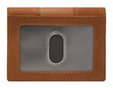 FOSSIL Everett Card Case Bifold Saddle FOSSIL Everett Card Case Bifold Saddle