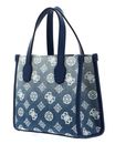 GUESS Silvana Two Compartment Mini Tote Denim Ombre Logo