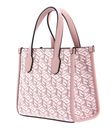 GUESS Silvana Two Compartment Mini Tote Pale Rose Logo GUESS Silvana Two Compartment Mini Tote Pale Rose Logo