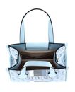 GUESS Silvana Two Compartment Mini Tote Ice Blue Logo GUESS Silvana Two Compartment Mini Tote Ice Blue Logo