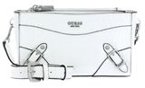 GUESS Didi Mini Double Compartment Top Zip White