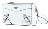GUESS Didi Mini Double Compartment Top Zip White
