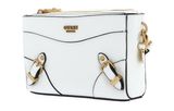 GUESS Didi Mini Double Compartment Top Zip White