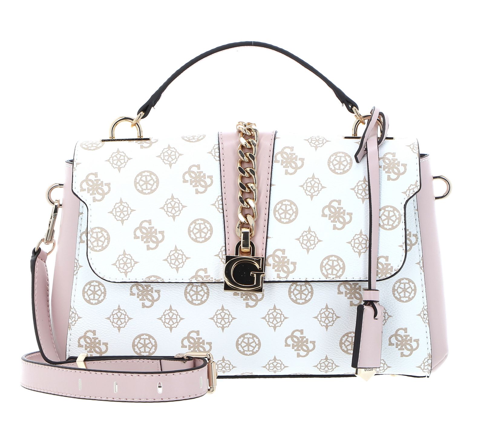 Guess HALLIE - Borsa a mano - creme/avorio