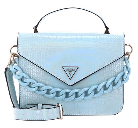 GUESS Corina Top Handle Flap Ice blue