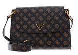 GUESS Basilea Flap Crossbody Mocha Logo