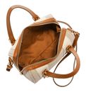 FOSSIL Carlie Satchel Natural Brown