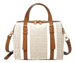 FOSSIL Carlie Satchel Natural Brown