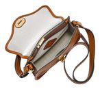 FOSSIL Heritage Mini Flap Crossbody Bag Brown Stripe FOSSIL Heritage Mini Flap Crossbody Bag Brown Stripe