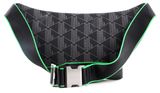 LACOSTE Waist Bag Mono Noir Gris Estragon