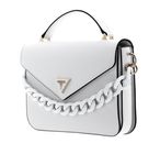GUESS Corina Top Handle Flap White GUESS Corina Top Handle Flap White