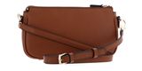 GUESS Noelle Double Pouch Crossbody Light Cognac