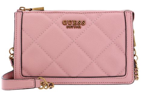 GUESS Abey Multi Compartment Xbody Dusty Pink