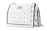 GUESS Abey Multi Compartment Xbody White Logo