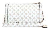 GUESS Abey Multi Compartment Xbody White Logo