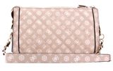 GUESS Abey Multi Compartment Xbody Light Rose Logo