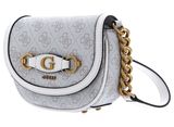 GUESS Izzy Mini Crossbody Flap Dove Logo GUESS Izzy Mini Crossbody Flap Dove Logo