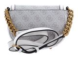 GUESS Izzy Mini Crossbody Flap Dove Logo GUESS Izzy Mini Crossbody Flap Dove Logo