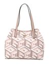 GUESS Vikky Large Tote Pale Rose Logo GUESS Vikky Large Tote Pale Rose Logo