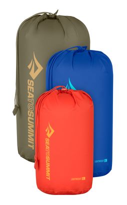 Sea to Summit Lightweight Stuff Pack 5, 8, 13L Burnt Olive, Spicy Orange, Surf The Web