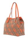 GUESS Vikky Tote Latte Logo / Orange GUESS Vikky Tote Latte Logo / Orange