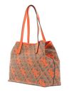 GUESS Vikky Tote Latte Logo / Orange GUESS Vikky Tote Latte Logo / Orange