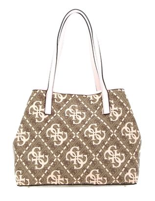 GUESS Vikky Large Tote Latte Logo / Pale Rose