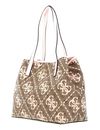 GUESS Vikky Large Tote Latte Logo / Pale Rose GUESS Vikky Large Tote Latte Logo / Pale Rose