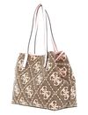 GUESS Vikky Large Tote Latte Logo / Pale Rose GUESS Vikky Large Tote Latte Logo / Pale Rose
