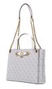 GUESS Izzy High Society Carryall Dove Logo