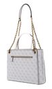 GUESS Izzy High Society Carryall Dove Logo