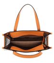 GUESS Silvana Two Compartment Tote Black Logo / Cognac