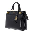GUESS Katey Croc Large Luxury Satchel Black GUESS Katey Croc Large Luxury Satchel Black