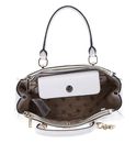 GUESS Galeria Status Satchel Cream GUESS Galeria Status Satchel Cream
