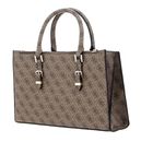 GUESS Didi Society Satchel Latte Logo