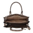 GUESS Didi Society Satchel Latte Logo