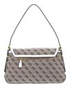 GUESS Desideria Flap Shoulder Bag Beige Logo GUESS Desideria Flap Shoulder Bag Beige Logo