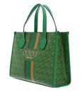 GUESS Silvana Two Compartment Tote Forest Logo