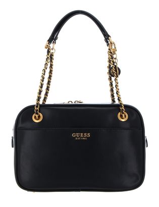 GUESS Abey Top Zip Shoulder Bag Black