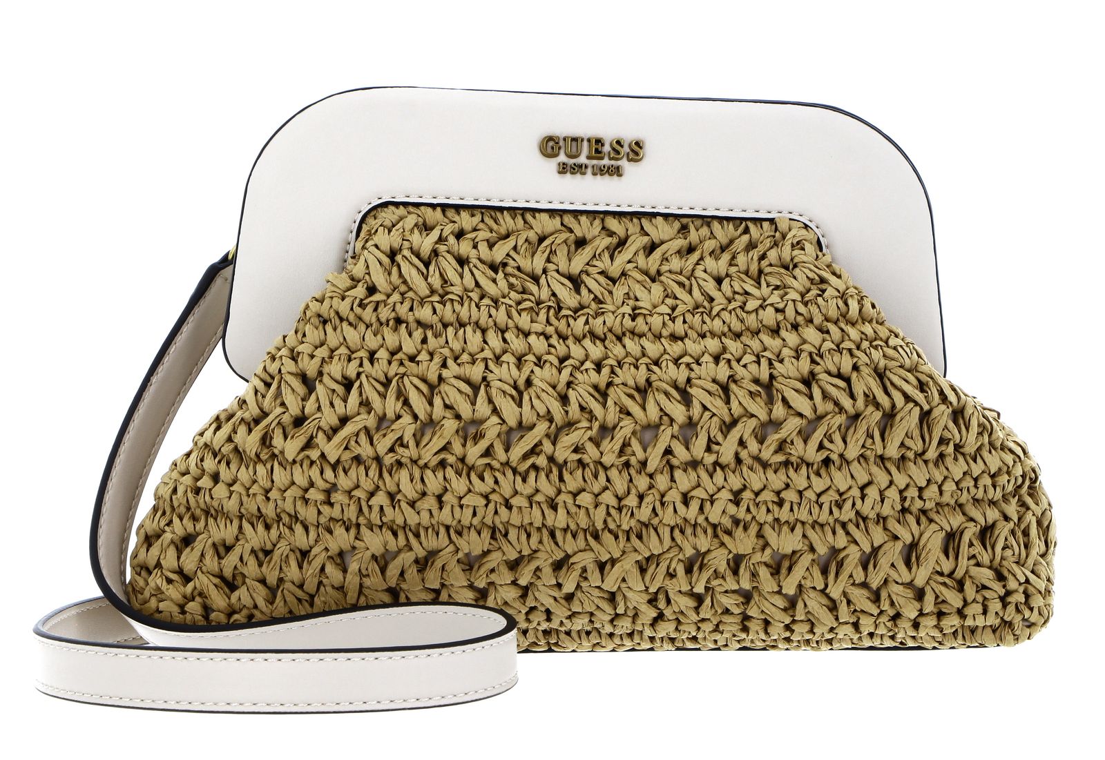 GUESS clutch Liguria Frame Clutch Stone | Buy bags, purses  