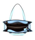 GUESS Silvana Two Compartment Tote Ice Blue Logo