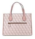 GUESS Silvana Two Compartment Tote Pale Rose Logo