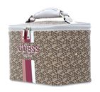 GUESS Wilder Beauty Case Taupe Logo GUESS Wilder Beauty Case Taupe Logo