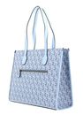 GUESS Silvana Girlfriend Tote Ice Blue Logo