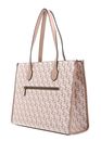 GUESS Silvana Girlfriend Tote Pale Rose Logo