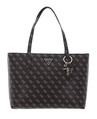 GUESS Eco Elements Tote Brown Logo