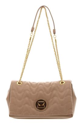 COCCINELLE Liya Matelasse Matelasse Nappa Leather Handbag Toasted