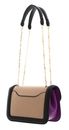 COCCINELLE Marvin Twist Tricolor Handbag Smooth Calf Leather Soft Multi. Toasted COCCINELLE Marvin Twist Tricolor Handbag Smooth Calf Leather Soft Multi. Toasted